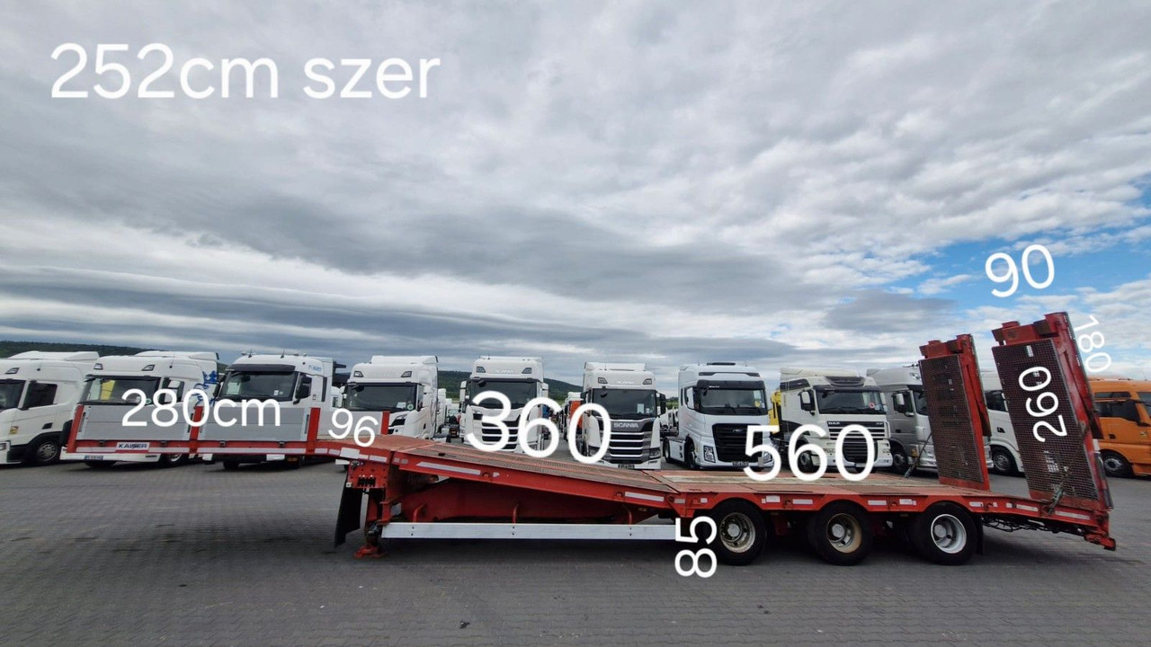 Kaiser S450 / NACZEPA LAWETA / NISKOPODWOZIE / PODEST H - Niska poluprikolica za prevoz: slika 2 Kaiser S450 / NACZEPA LAWETA / NISKOPODWOZIE / PODEST H - Niska poluprikolica za prevoz: slika 2