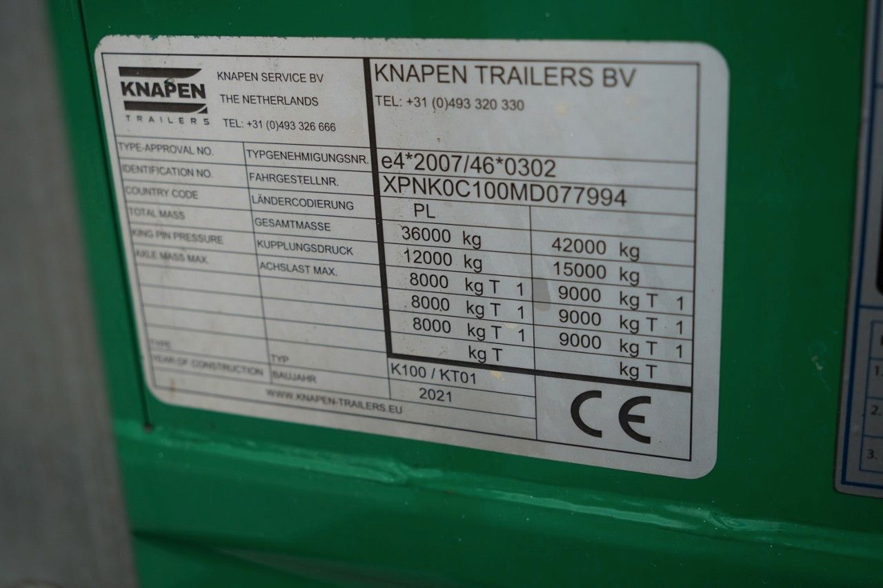 Knapen RUCHOMA PODŁOGA / WALKING FLOOR / 90 m3 / 2021 Knapen RUCHOMA PODŁOGA / WALKING FLOOR / 90 m3 / 2021: slika 19 Knapen RUCHOMA PODŁOGA / WALKING FLOOR / 90 m3 / 2021 Knapen RUCHOMA PODŁOGA / WALKING FLOOR / 90 m3 / 2021: slika 19