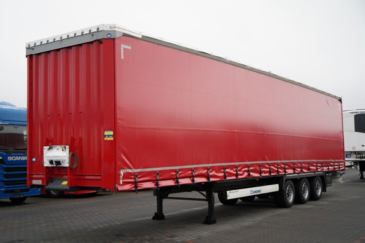 Krone FIRANKA / MEGA / OŚ PODNOSZONA / LOW DECK / - Poluprikolica sa ceradom: slika 1 Krone FIRANKA / MEGA / OŚ PODNOSZONA / LOW DECK / - Poluprikolica sa ceradom: slika 1