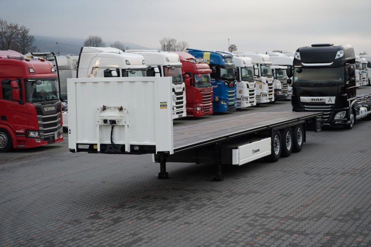 Krone NACZEPA PLATFORMA / OŚ PODNOSZONA / KOSZ NA PAL - Plato poluprikolica: slika 1 Krone NACZEPA PLATFORMA / OŚ PODNOSZONA / KOSZ NA PAL - Plato poluprikolica: slika 1