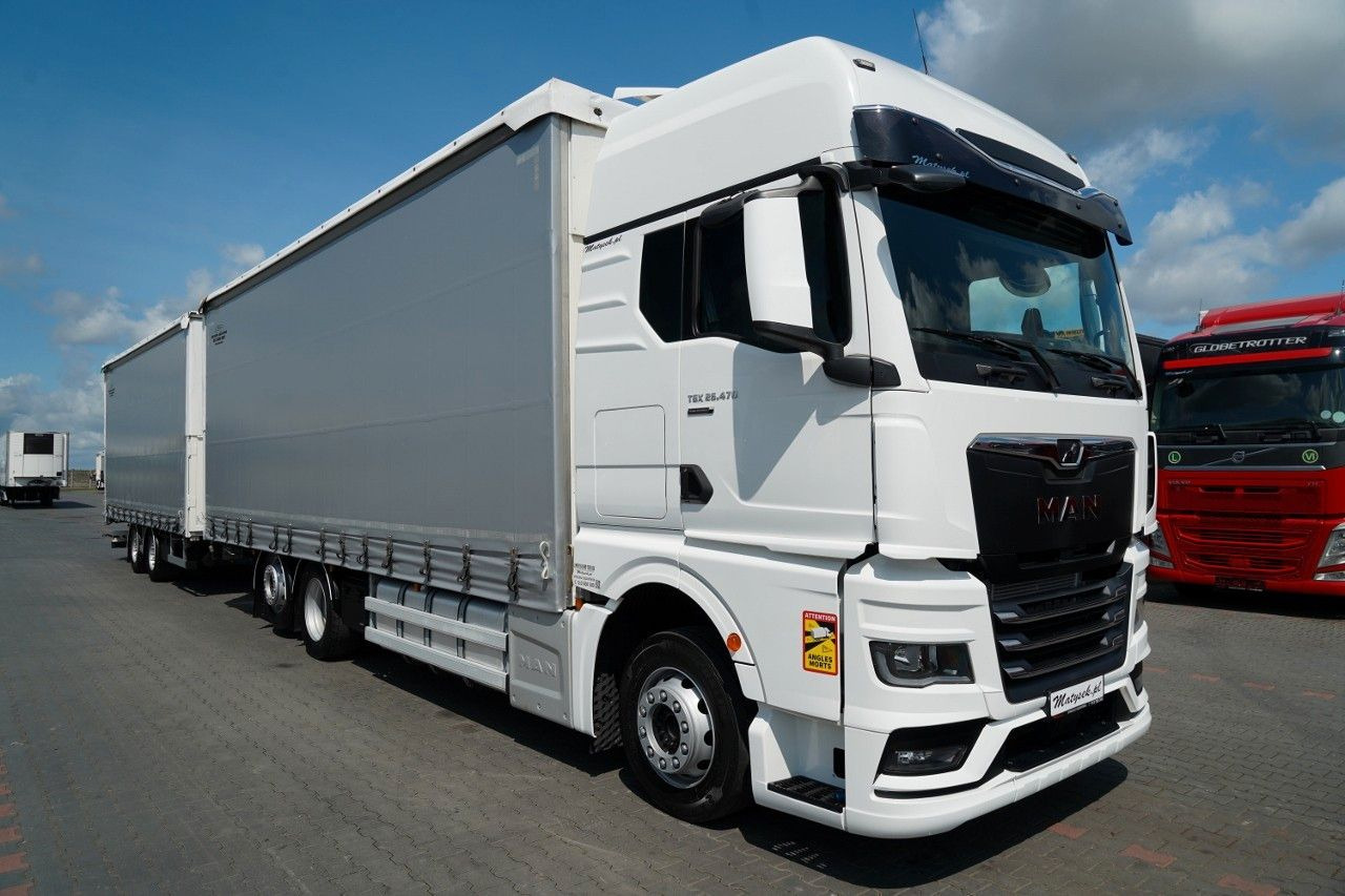 MAN TGX 26.470 / ZESTAW TANDEM 120 M3 / PRZEJAZDOWY - Kamion sa ceradom: slika 5 MAN TGX 26.470 / ZESTAW TANDEM 120 M3 / PRZEJAZDOWY - Kamion sa ceradom: slika 5