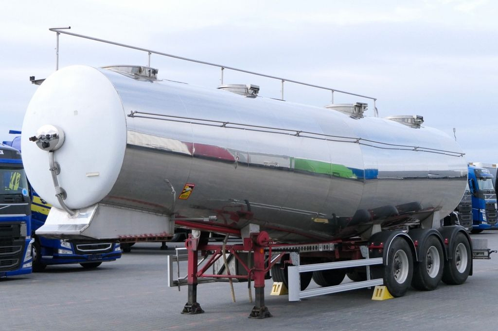 Menci ETA / FOOD LIQUID TANK TRAILER/32000 L/ 4 CHAMBE - Poluprikolica cisterna: slika 1 Menci ETA / FOOD LIQUID TANK TRAILER/32000 L/ 4 CHAMBE - Poluprikolica cisterna: slika 1