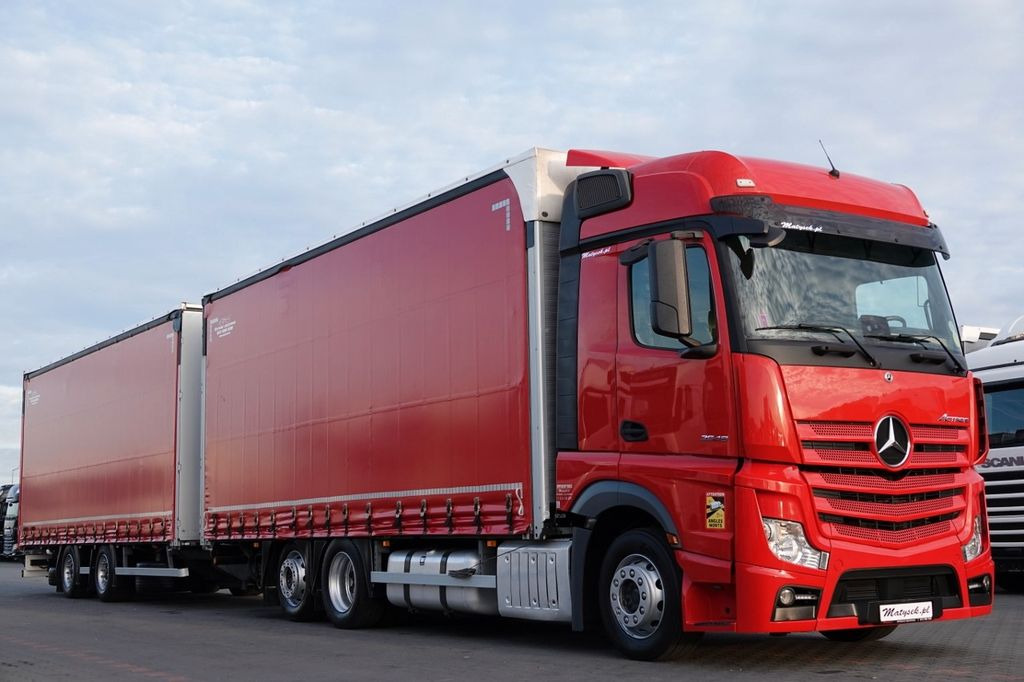 Mercedes-Benz ACTROS 2548 / ZESTAW TANDEM 120 M3 / PRZEJAZDOWY - Kamion sa ceradom: slika 4 Mercedes-Benz ACTROS 2548 / ZESTAW TANDEM 120 M3 / PRZEJAZDOWY - Kamion sa ceradom: slika 4