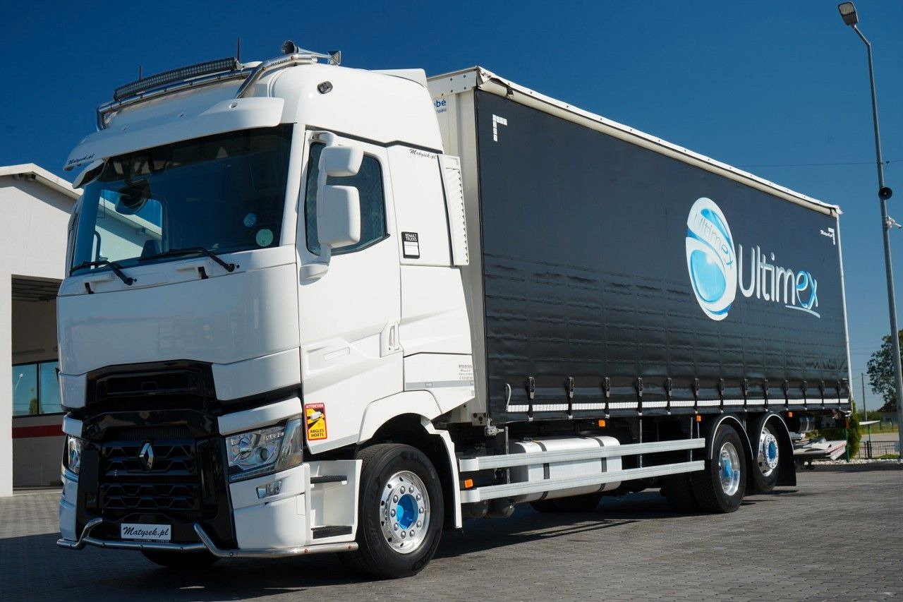 Renault T 440 / 6X2 / SOLÓWKA / FIRANKA 9.5 M / I-PARK - Kamion sa ceradom: slika 1 Renault T 440 / 6X2 / SOLÓWKA / FIRANKA 9.5 M / I-PARK - Kamion sa ceradom: slika 1