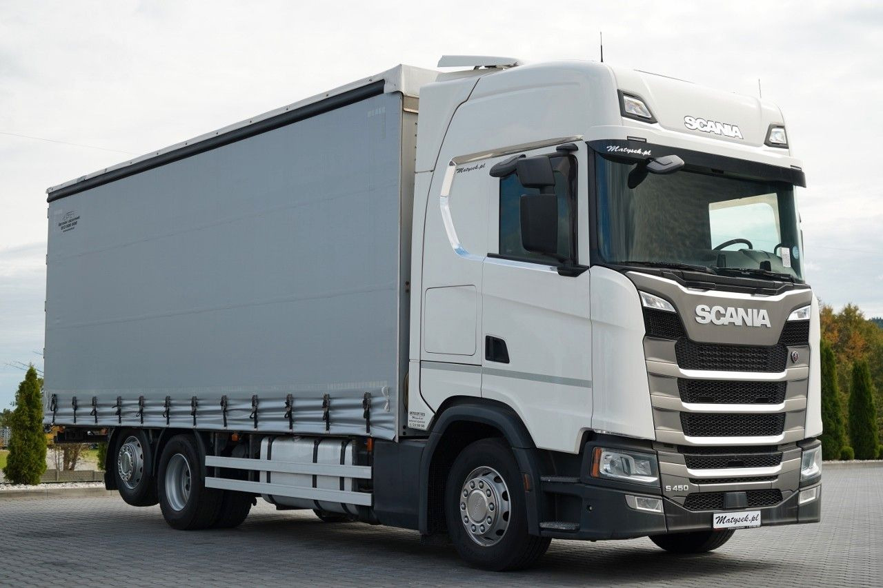 Scania S 450 / SOLÓWKA / 6X2 / OŚ PODNOSZONA / 2019 / - Kamion sa ceradom: slika 1 Scania S 450 / SOLÓWKA / 6X2 / OŚ PODNOSZONA / 2019 / - Kamion sa ceradom: slika 1