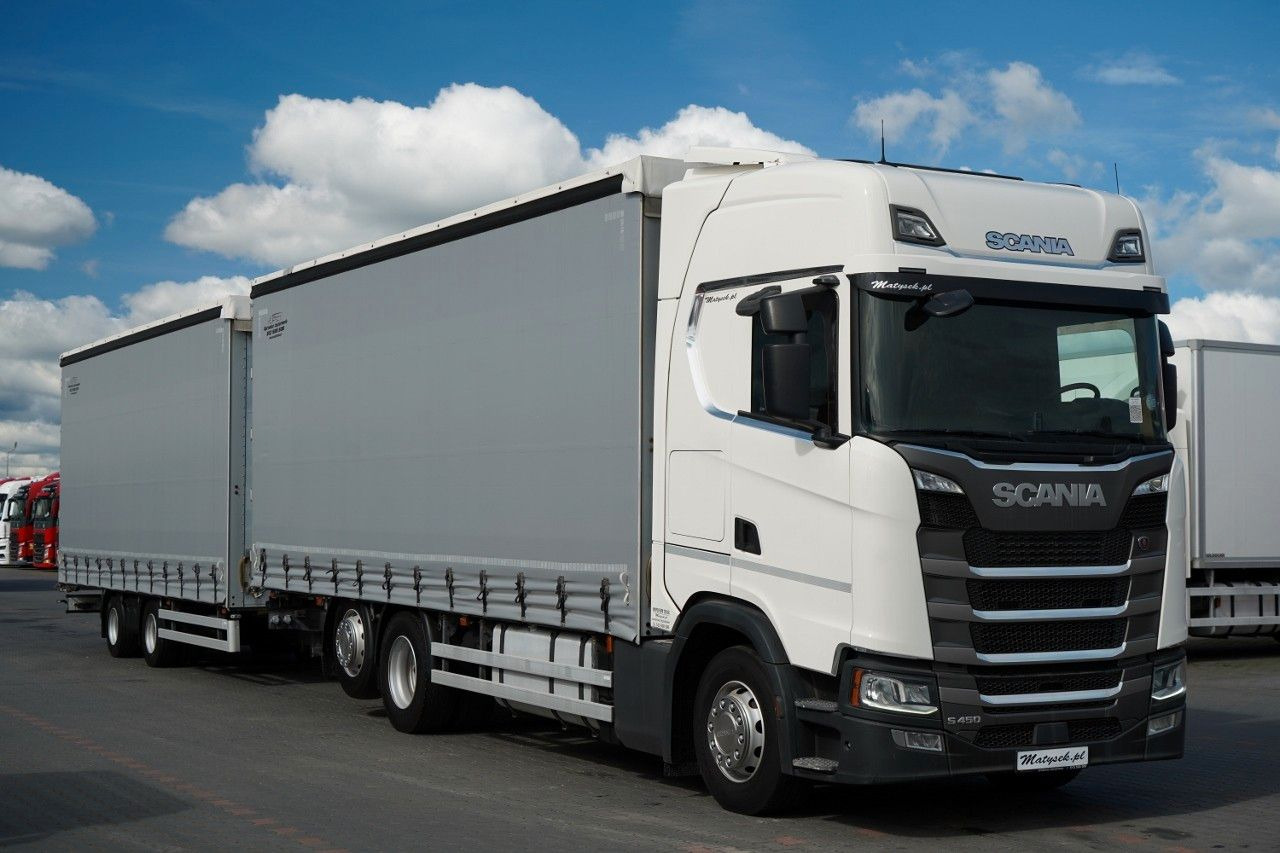 Scania S 450 / ZESTAW TANDEM / 120 M3 / I-PARK COOL Scania S 450 / ZESTAW TANDEM / 120 M3 / PO KONTRAKCIE S - Kamion sa ceradom: slika 1 Scania S 450 / ZESTAW TANDEM / 120 M3 / I-PARK COOL Scania S 450 / ZESTAW TANDEM / 120 M3 / PO KONTRAKCIE S - Kamion sa ceradom: slika 1