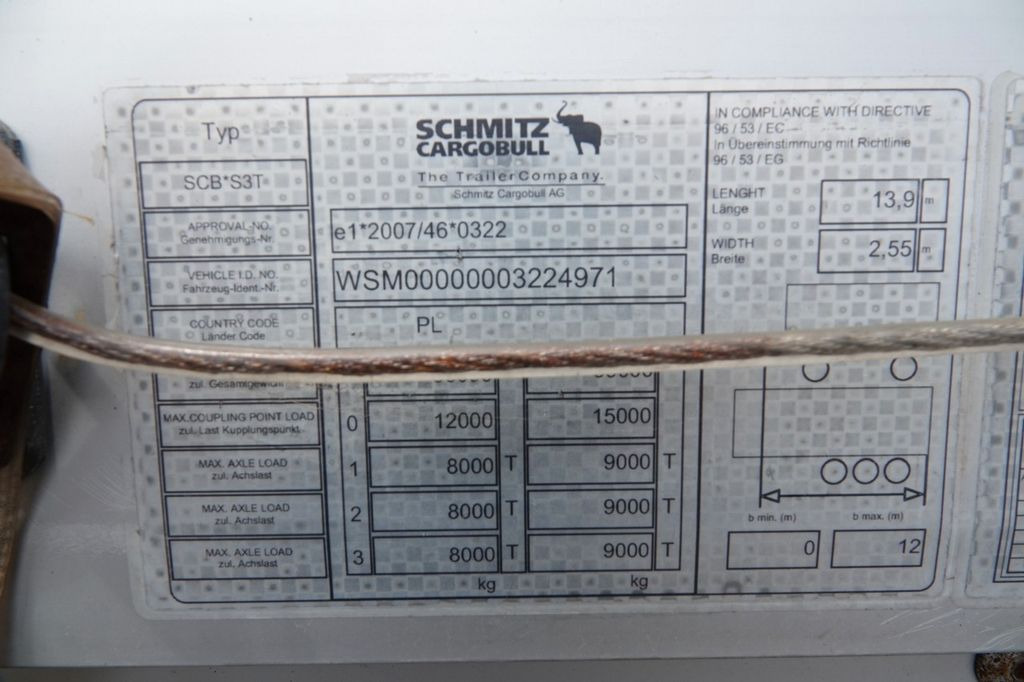 Poluprikolica sa ceradom Schmitz Cargobull FIRANKA STANDARD / 2015 ROK: slika 20