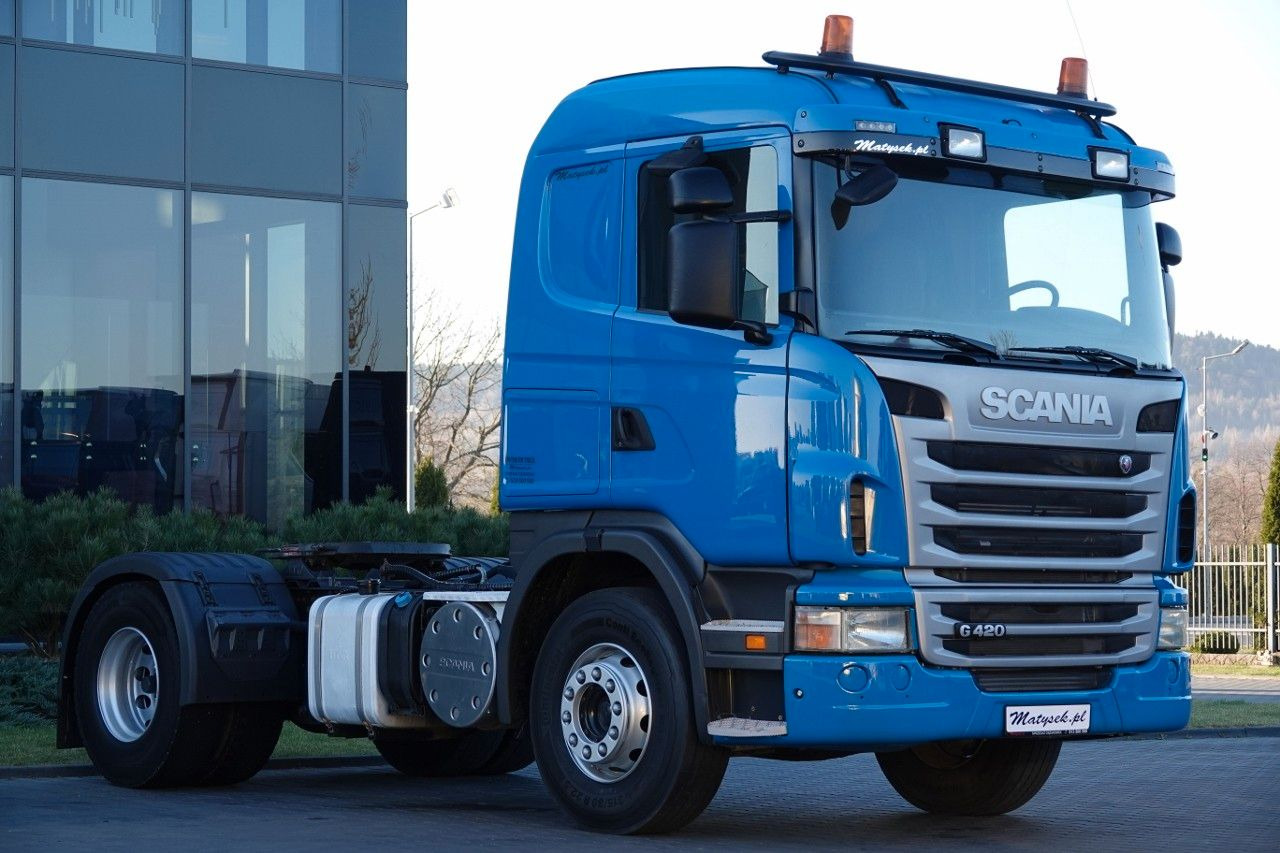 Scania G 420 / RETARDER / HYDRAULIKA / NISKA KABINA / Scania G 420 / RETARDER / HYDRAULIKA / NISKA KABINA / E - Tegljač: slika 1 Scania G 420 / RETARDER / HYDRAULIKA / NISKA KABINA / Scania G 420 / RETARDER / HYDRAULIKA / NISKA KABINA / E - Tegljač: slika 1