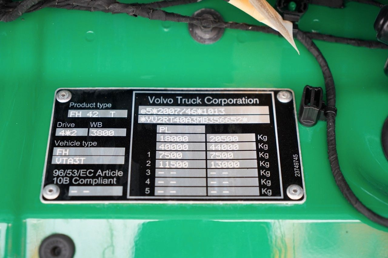 Tegljač Volvo FH 500 / ZESTAW / HYDRAULIKA / RETARDER / I-SAV: slika 18