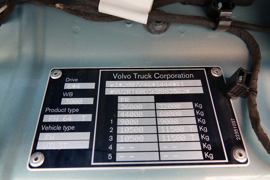 Tegljač Volvo FH 540 / 6x4 / HYDRAULIKA / I -PARK COOL /3 OSIE: slika 18