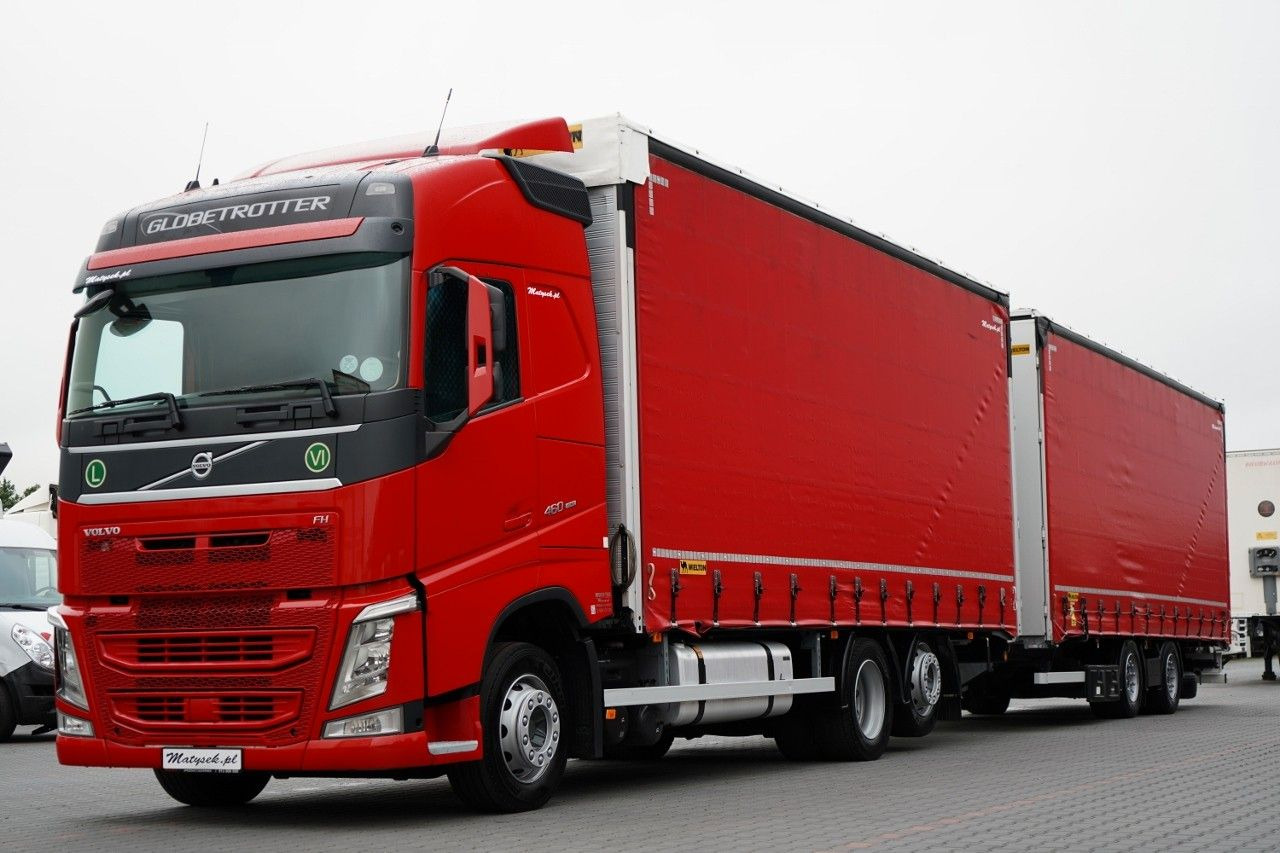 Volvo FH 460 / I-SAVE / ZESTAW TANDEM 120 M3 / PRZEJAZ - Kamion sa ceradom: slika 1 Volvo FH 460 / I-SAVE / ZESTAW TANDEM 120 M3 / PRZEJAZ - Kamion sa ceradom: slika 1
