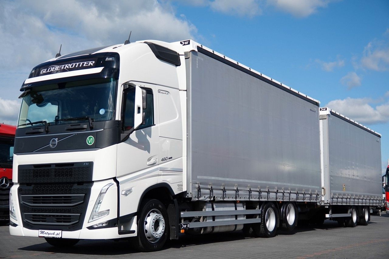 Volvo FH 460 / ZESTAW TANDEM / 120 M3 / CAŁY NA PODUS - Kamion sa ceradom: slika 1 Volvo FH 460 / ZESTAW TANDEM / 120 M3 / CAŁY NA PODUS - Kamion sa ceradom: slika 1