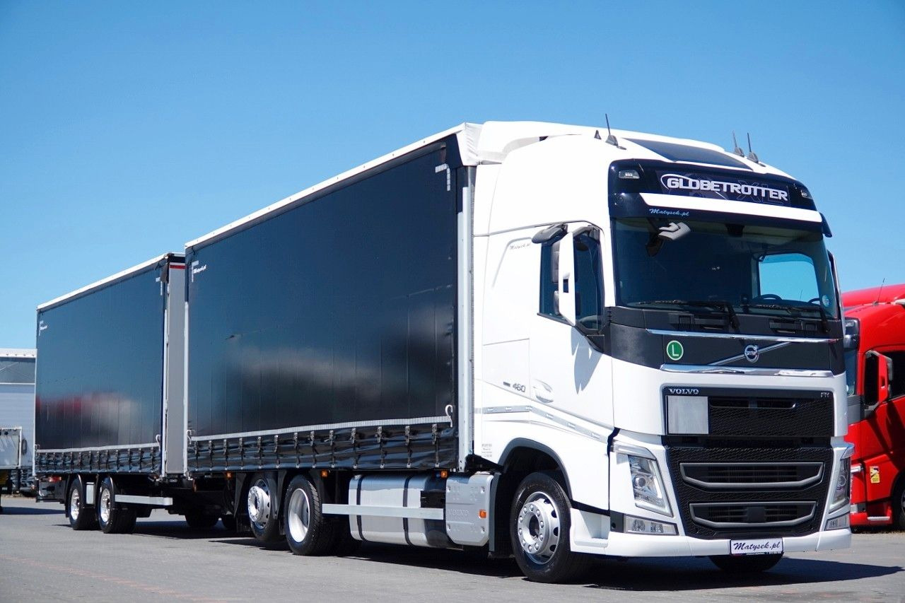 Volvo FH 460 / ZESTAW TANDEM / 120 M3 / FULL AIRMATIC - Kamion sa ceradom: slika 1 Volvo FH 460 / ZESTAW TANDEM / 120 M3 / FULL AIRMATIC - Kamion sa ceradom: slika 1