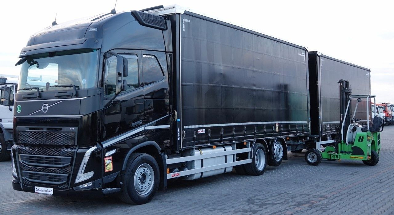 Volvo FH 500 / I-SAVE / XL / ZESTAW TANDEM PRZEJAZDOWY - Kamion sa ceradom: slika 1 Volvo FH 500 / I-SAVE / XL / ZESTAW TANDEM PRZEJAZDOWY - Kamion sa ceradom: slika 1