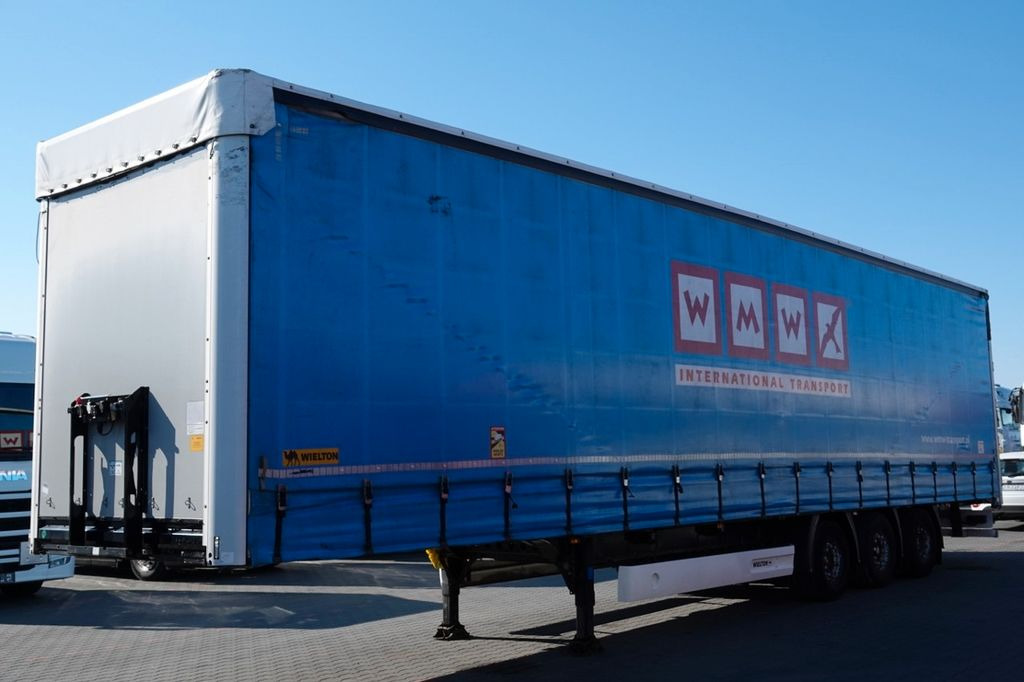 Wielton FIRANKA MEGA / LOWDECK / OŚ PODNOSZONA / DACH PO - Poluprikolica sa ceradom: slika 2 Wielton FIRANKA MEGA / LOWDECK / OŚ PODNOSZONA / DACH PO - Poluprikolica sa ceradom: slika 2
