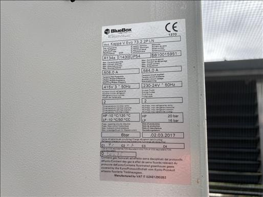 Bluebox Kappa V Evo 732 Air cooled chiller - Oprema za prehrambenu industriju: slika 3 Bluebox Kappa V Evo 732 Air cooled chiller - Oprema za prehrambenu industriju: slika 3