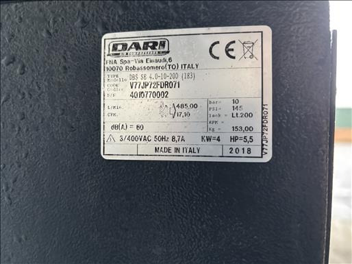 Oprema za prehrambenu industriju Dari DBS-SE4.0 Air compressor: slika 6