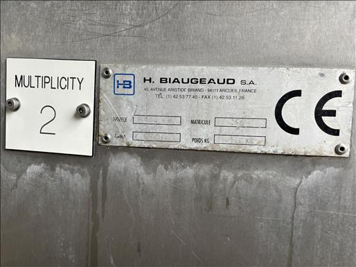Oprema za prehrambenu industriju H.Biaugeaud A404HB Cheese grater: slika 6