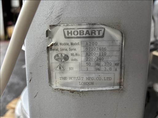 Hobart A200 Planetary mixer - Oprema za prehrambenu industriju: slika 5 Hobart A200 Planetary mixer - Oprema za prehrambenu industriju: slika 5