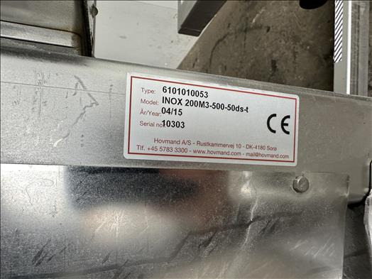 Hovmand INOX 200M3 Lifter - Oprema za prehrambenu industriju: slika 5 Hovmand INOX 200M3 Lifter - Oprema za prehrambenu industriju: slika 5