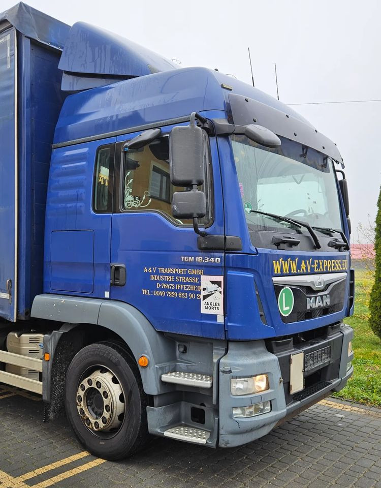 MAN TGM 18.340 / FIRANKA / SPROWADZONY / 9100 ŁADOWNOŚĆ / 18 PALET / E6 / WINDA / - Kamion sa ceradom: slika 5 MAN TGM 18.340 / FIRANKA / SPROWADZONY / 9100 ŁADOWNOŚĆ / 18 PALET / E6 / WINDA / - Kamion sa ceradom: slika 5