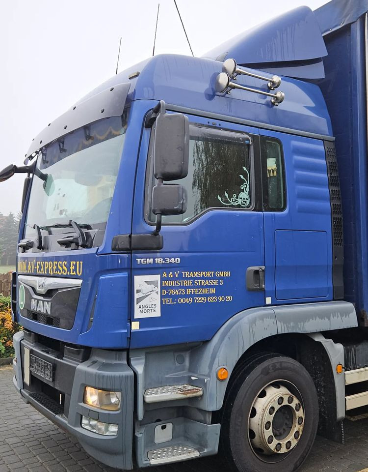 MAN TGM 18.340 / FIRANKA / SPROWADZONY / 9100 ŁADOWNOŚĆ / 18 PALET / E6 / WINDA / - Kamion sa ceradom: slika 4 MAN TGM 18.340 / FIRANKA / SPROWADZONY / 9100 ŁADOWNOŚĆ / 18 PALET / E6 / WINDA / - Kamion sa ceradom: slika 4