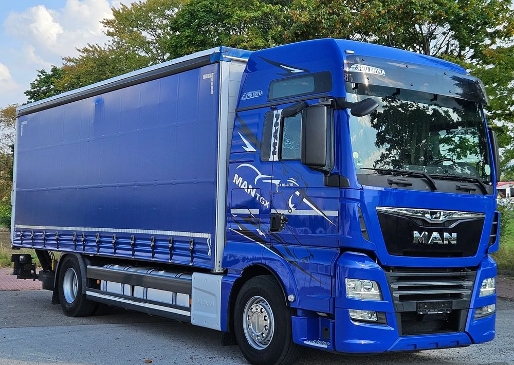 Kamion sa ceradom MAN TGX 18.430 / FIRANKA / WINDA / KLIMA POSTOJOWA / 300TYŚ PRZEBIEG / 2020 /E6 / KLIMA POSTOJOWA / SPROWADZONY / JAK NOWY / AUTOMAT: slika 9 Kamion sa ceradom MAN TGX 18.430 / FIRANKA / WINDA / KLIMA POSTOJOWA / 300TYŚ PRZEBIEG / 2020 /E6 / KLIMA POSTOJOWA / SPROWADZONY / JAK NOWY / AUTOMAT: slika 9