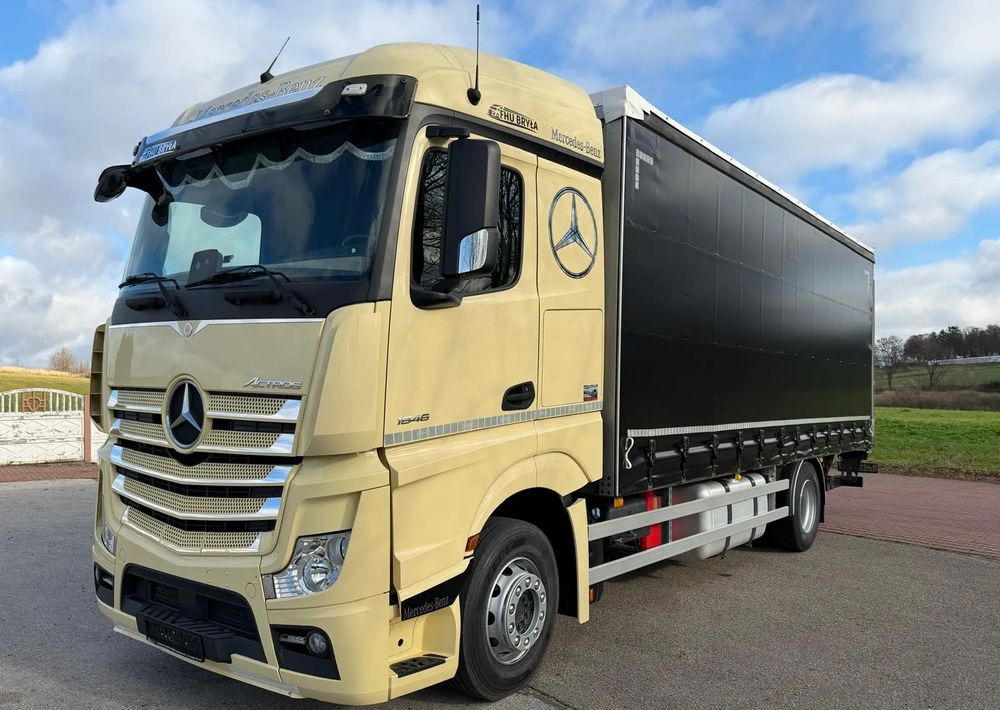Mercedes-Benz ACTROS 1846 / FIRANKA / WINDA / 18 EUROPALET / AUTOMAT / Z NIEMIEC / 2019 / PRZEBIEG 370 TYŚ KM - Kamion sa ceradom: slika 2 Mercedes-Benz ACTROS 1846 / FIRANKA / WINDA / 18 EUROPALET / AUTOMAT / Z NIEMIEC / 2019 / PRZEBIEG 370 TYŚ KM - Kamion sa ceradom: slika 2