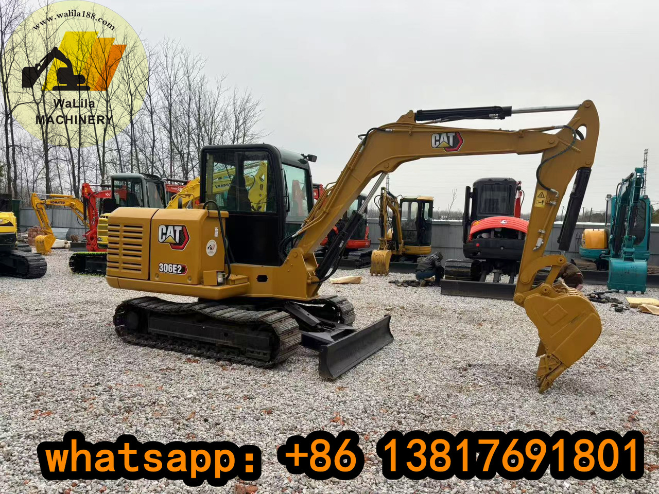 CATERPILLAR 306E2 - Mini bager: slika 1 CATERPILLAR 306E2 - Mini bager: slika 1