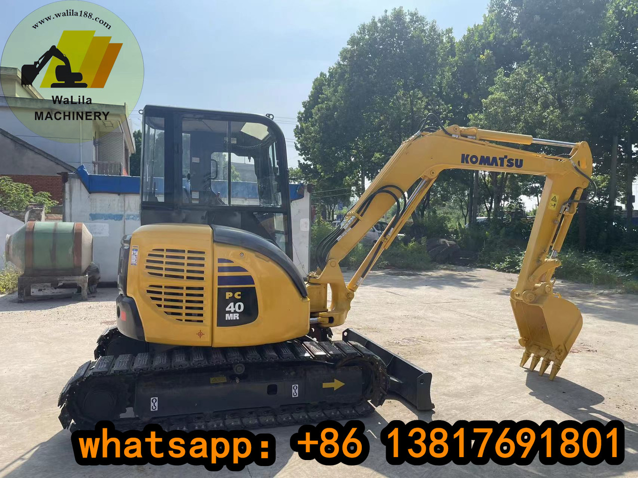 KOMATSU PC 40 MR-3 - Mini bager: slika 1 KOMATSU PC 40 MR-3 - Mini bager: slika 1
