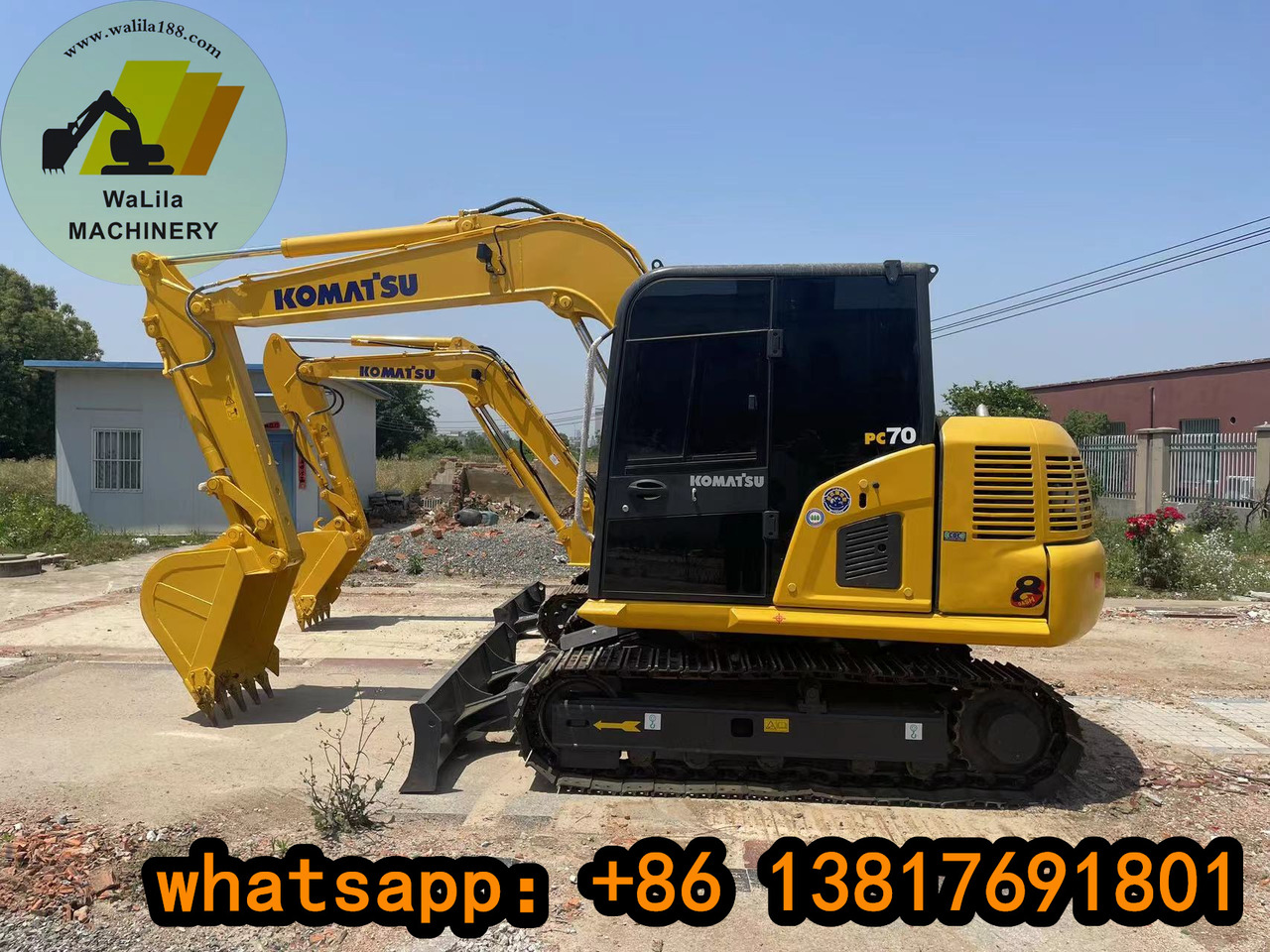 KOMATSU PC 70-8 - Mini bager: slika 1 KOMATSU PC 70-8 - Mini bager: slika 1
