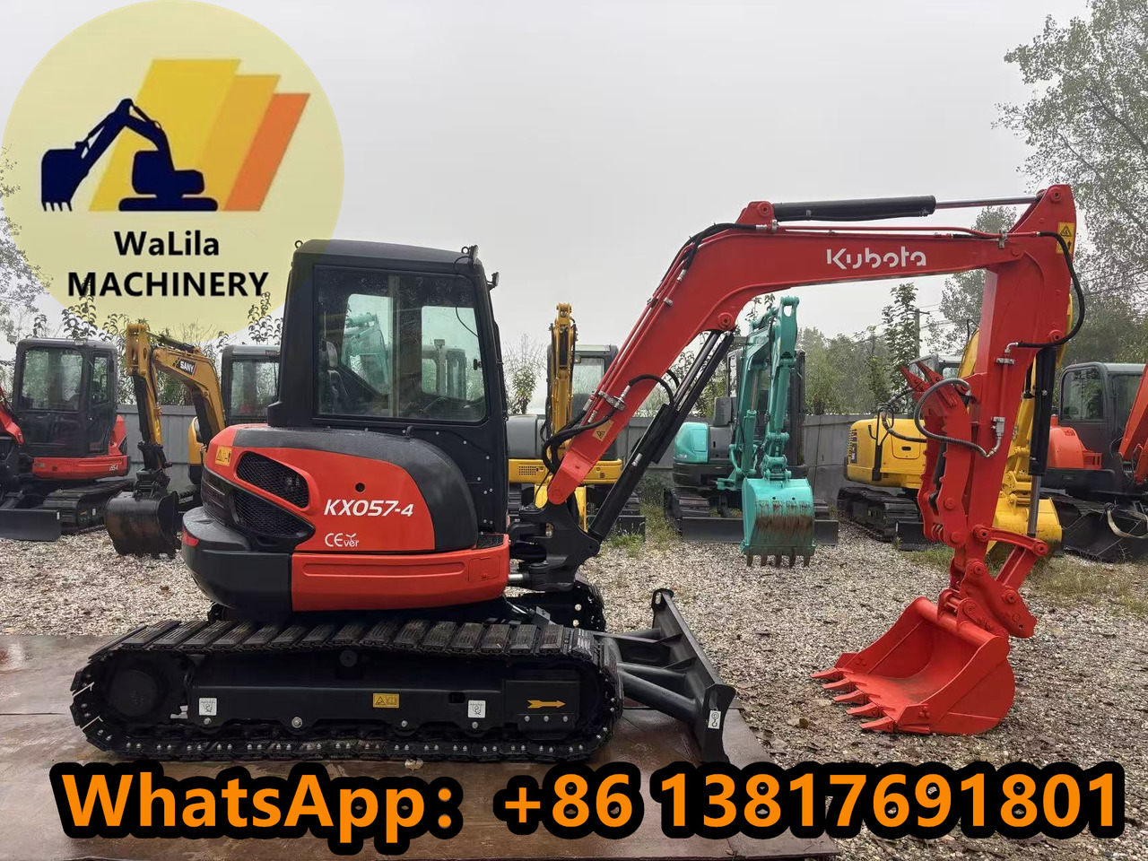 KUBOTA KX057-4 - Mini bager: slika 1 KUBOTA KX057-4 - Mini bager: slika 1