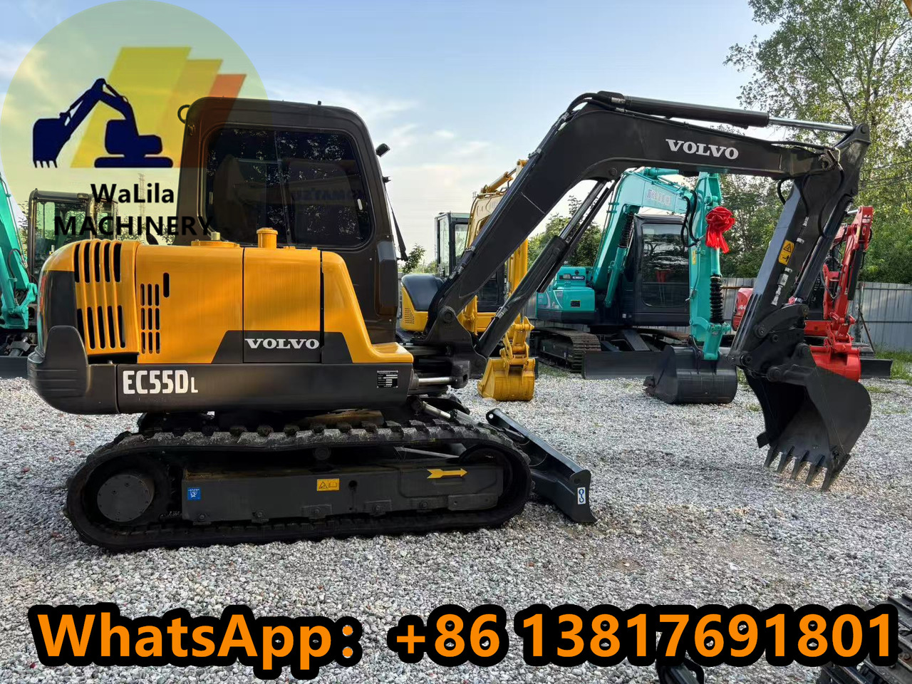 VOLVO EC55 Rubber track version - Mini bager: slika 2 VOLVO EC55 Rubber track version - Mini bager: slika 2