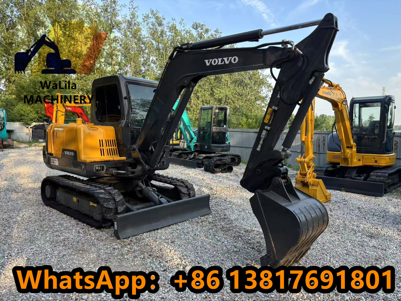 VOLVO EC55 Rubber track version - Mini bager: slika 3 VOLVO EC55 Rubber track version - Mini bager: slika 3