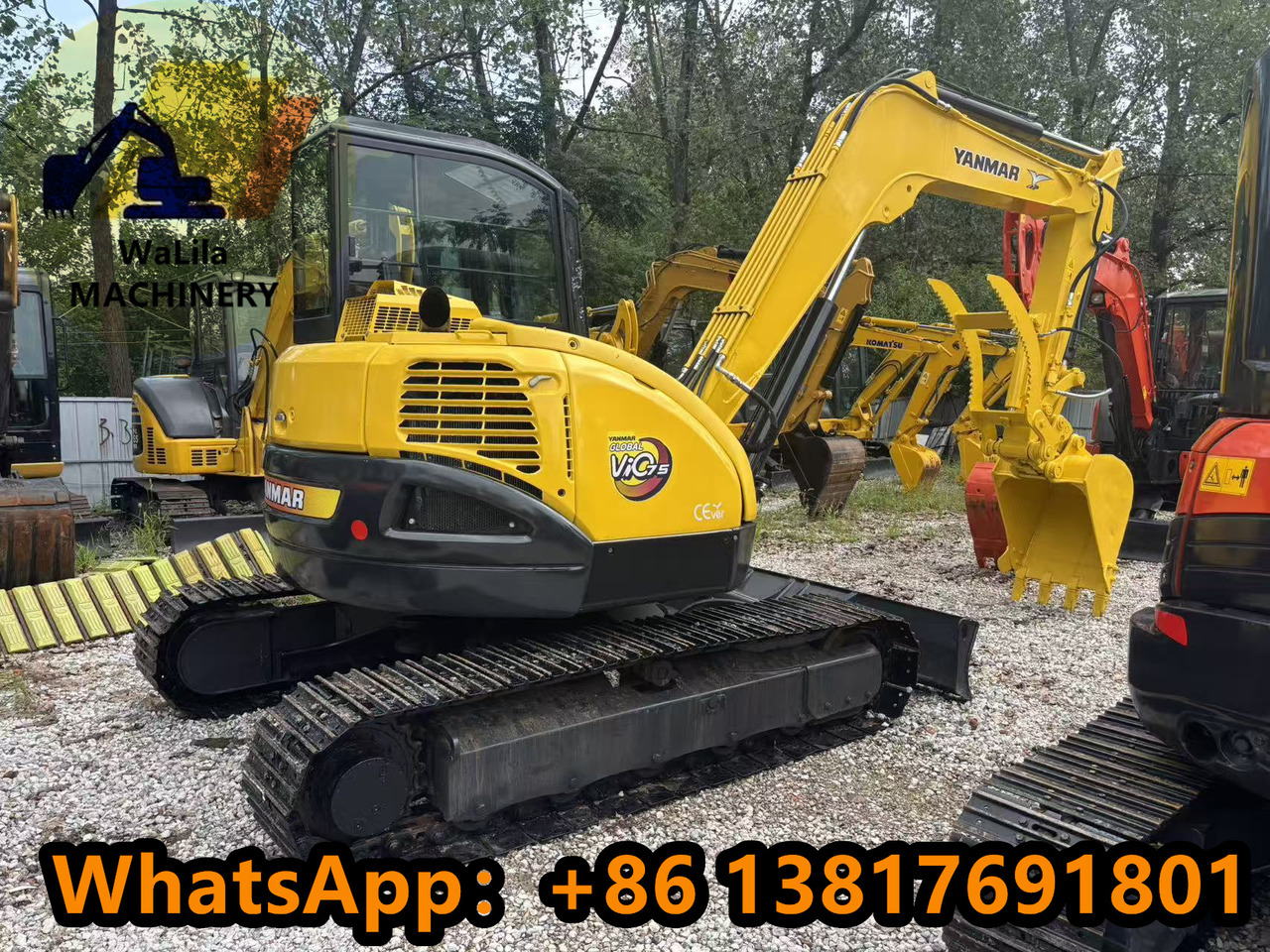 YANMAR VIO 75 - Bager guseničar: slika 1 YANMAR VIO 75 - Bager guseničar: slika 1