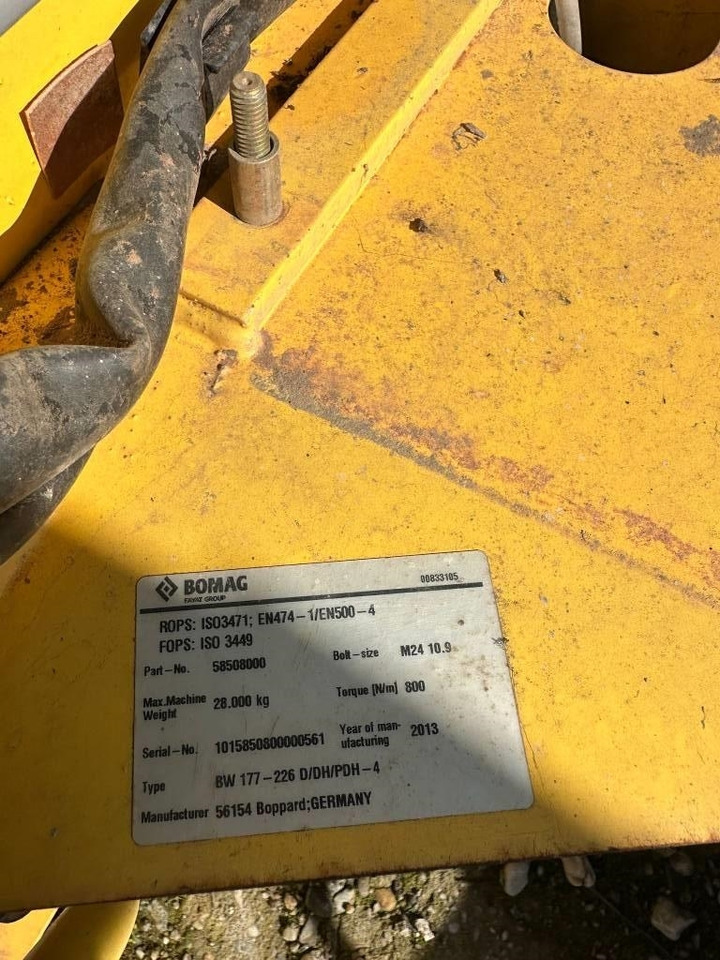 Bomag BW 177-226 D/DH CABIN - Kabina za Građevinska mašina: slika 4 Bomag BW 177-226 D/DH CABIN - Kabina za Građevinska mašina: slika 4