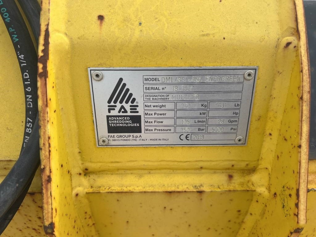 FAE DML-SSL150 - Šumski mulčer: slika 4 FAE DML-SSL150 - Šumski mulčer: slika 4
