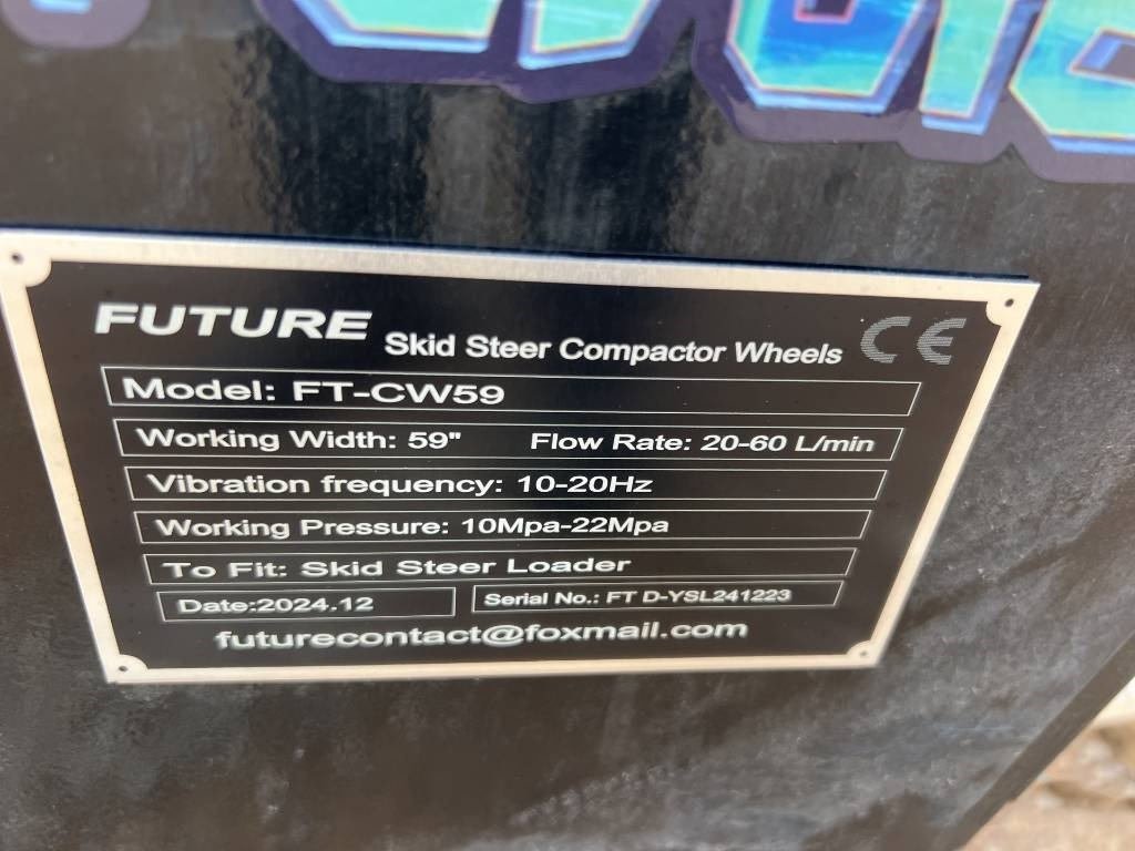 Future FT-CW59 Skid Steer Compactor Wheels - Valjak: slika 4 Future FT-CW59 Skid Steer Compactor Wheels - Valjak: slika 4