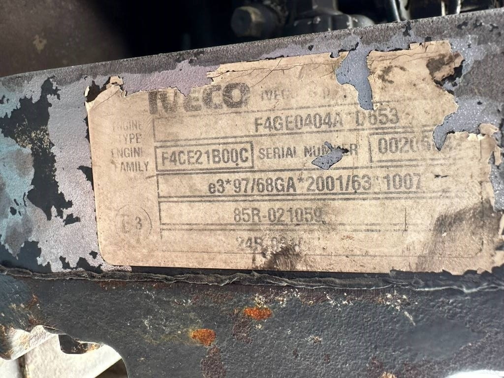 Iveco F4GE040A D653 - Motor za Građevinska mašina: slika 2 Iveco F4GE040A D653 - Motor za Građevinska mašina: slika 2