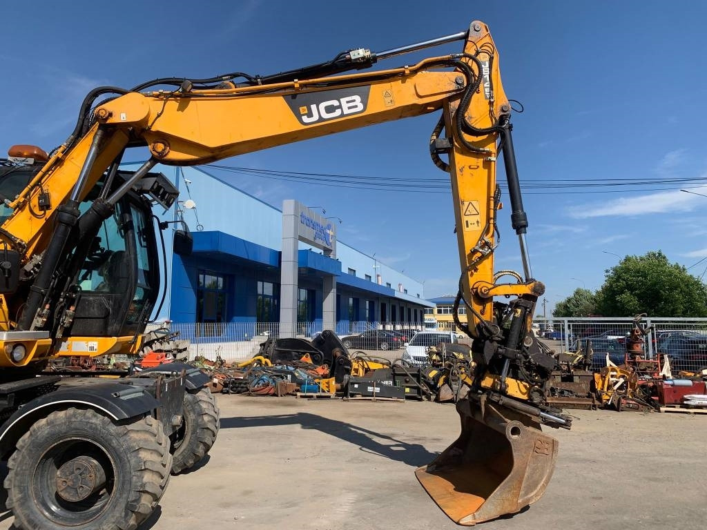 Bager točkaš JCB JS 145 W+Engcon Rototilt+Sistem Laser 2D Leica Ico: slika 6