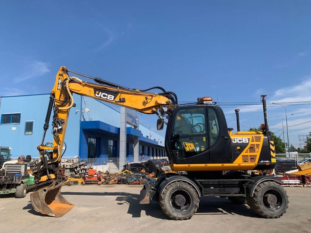 Bager točkaš JCB JS 145 W+Engcon Rototilt+Sistem Laser 2D Leica Ico: slika 10