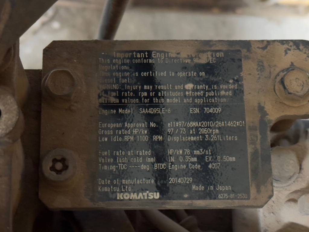 Komatsu SAA4D95LE6 ENGINE - Motor za Građevinska mašina: slika 5 Komatsu SAA4D95LE6 ENGINE - Motor za Građevinska mašina: slika 5