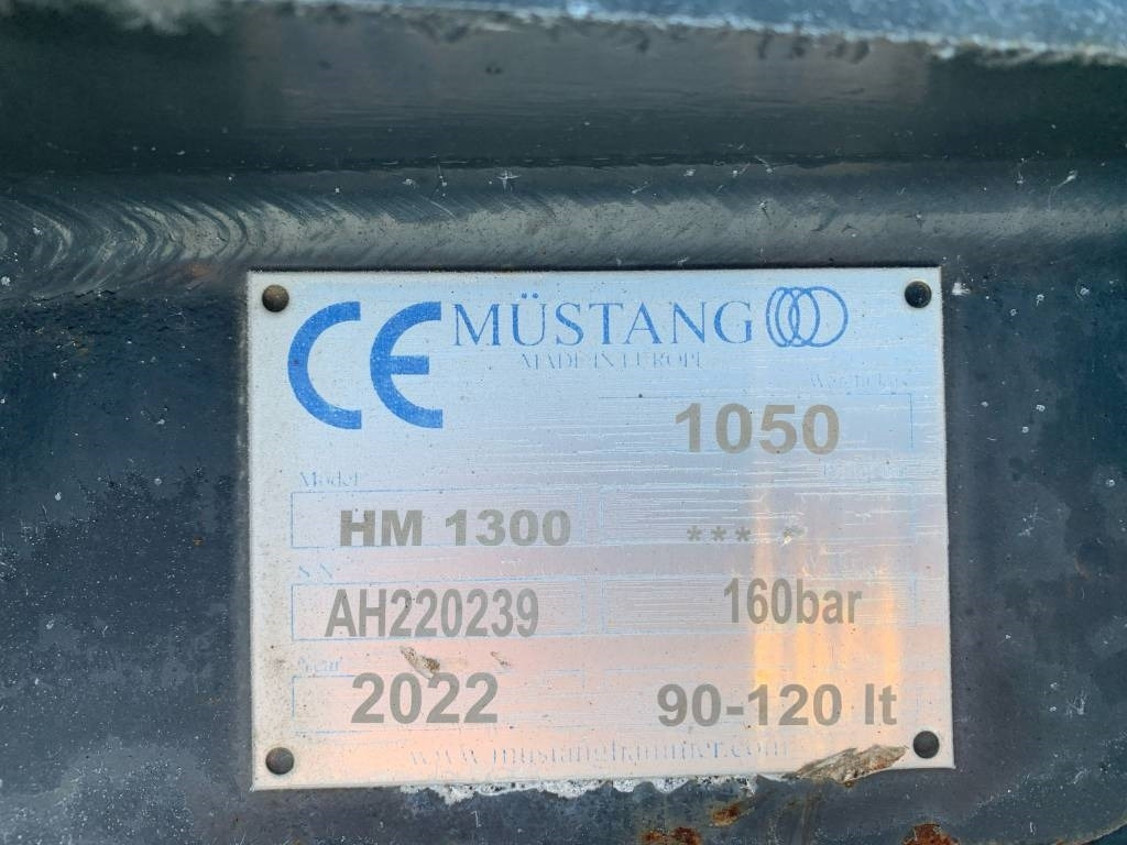 Mustang HM1300 - Hidraulični čekić za Građevinska mašina: slika 3 Mustang HM1300 - Hidraulični čekić za Građevinska mašina: slika 3