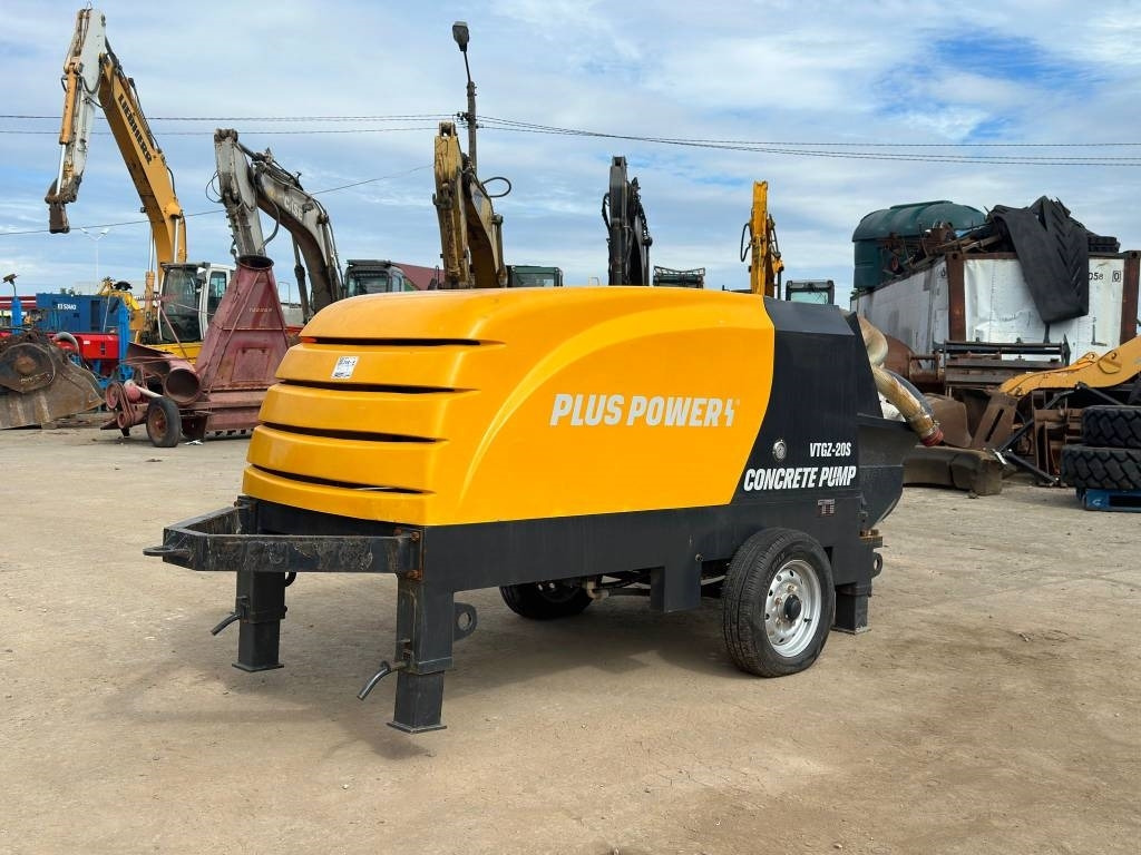 Plus Power VTGZ-20S - Stacionarna pumpa za beton: slika 1 Plus Power VTGZ-20S - Stacionarna pumpa za beton: slika 1