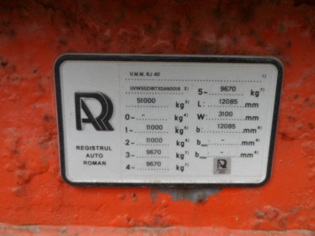 UMM RJ 40 - Niska poluprikolica za prevoz: slika 3 UMM RJ 40 - Niska poluprikolica za prevoz: slika 3