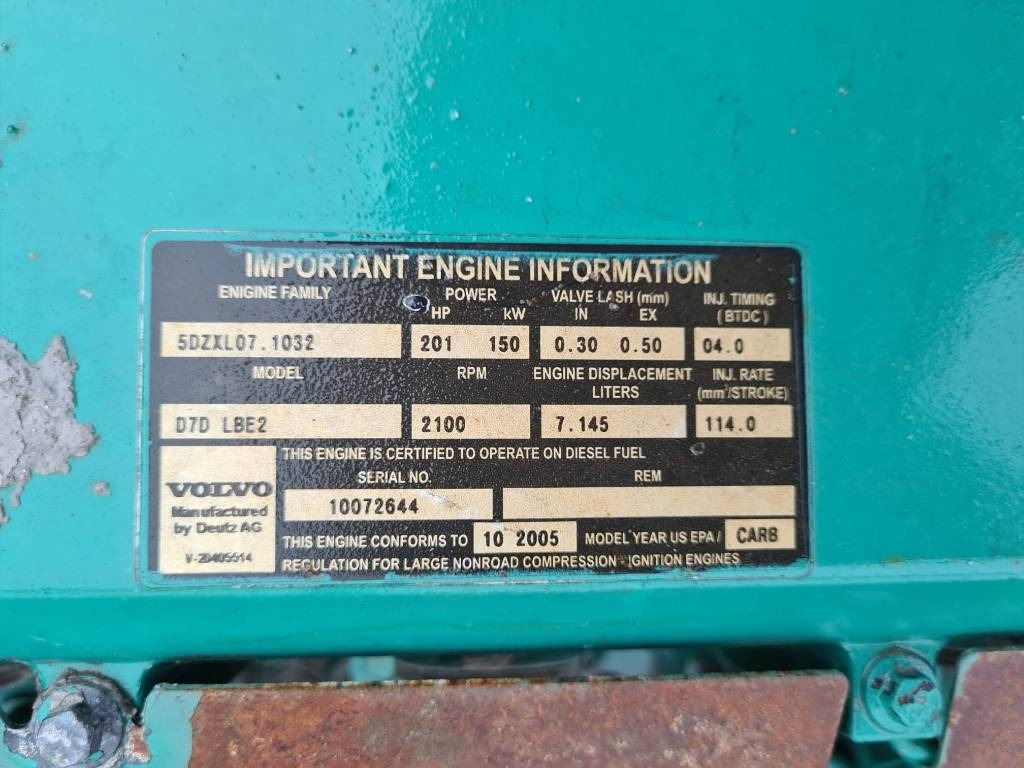 Volvo D7D LBE2 Engine for Volvo L120E, L110E Wheel loade - Motor za Građevinska mašina: slika 3 Volvo D7D LBE2 Engine for Volvo L120E, L110E Wheel loade - Motor za Građevinska mašina: slika 3