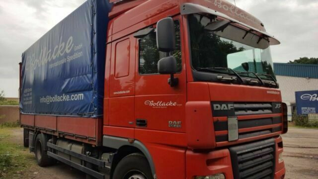 DAF 105-410 XF Plane Spriegel German Truck - Kamion sa ceradom: slika 1 DAF 105-410 XF Plane Spriegel German Truck - Kamion sa ceradom: slika 1