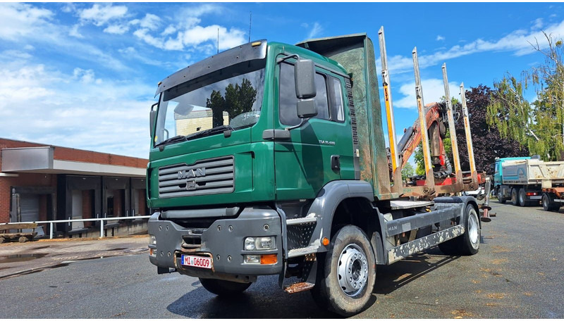 MAN TGA 18.480 Holz LKW - Šticar, Kamion sa dizalicom: slika 1 MAN TGA 18.480 Holz LKW - Šticar, Kamion sa dizalicom: slika 1