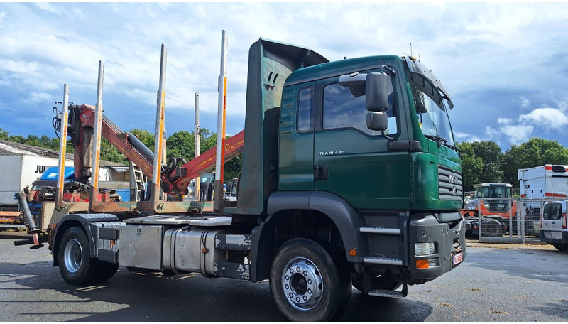 MAN TGA 18.480 Holz LKW - Šticar, Kamion sa dizalicom: slika 2 MAN TGA 18.480 Holz LKW - Šticar, Kamion sa dizalicom: slika 2