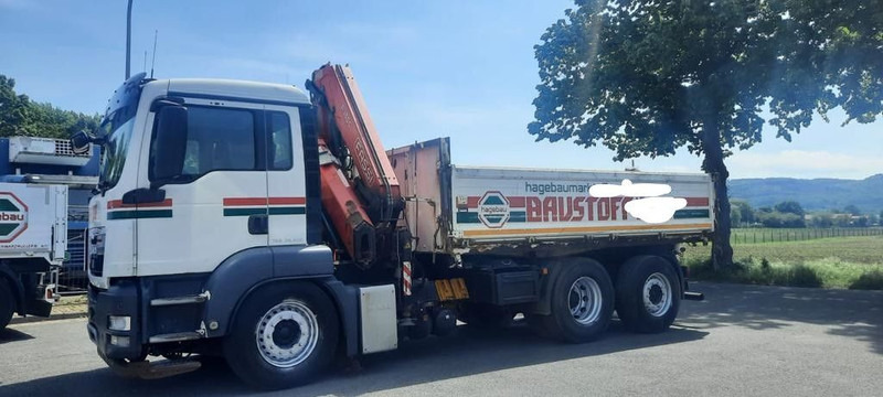 MAN TGS 26.400 Kipper Mit Kran/Funk - Kamion sa tovarnim sandukom, Kamion sa dizalicom: slika 1 MAN TGS 26.400 Kipper Mit Kran/Funk - Kamion sa tovarnim sandukom, Kamion sa dizalicom: slika 1